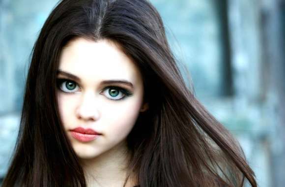 Green Eyes Brunette Child Celebrity India Eisley wallpapers hd quality