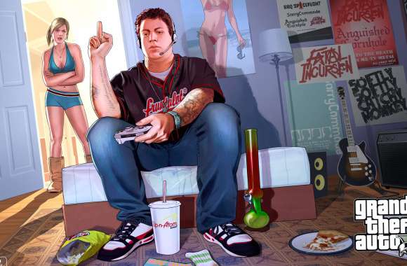 GTA V De Santa Siblings HQ Wallpaper wallpapers hd quality