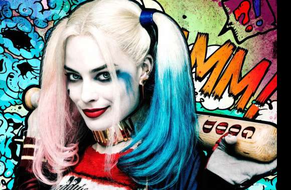 Harley Quinn Two-Toned Hair