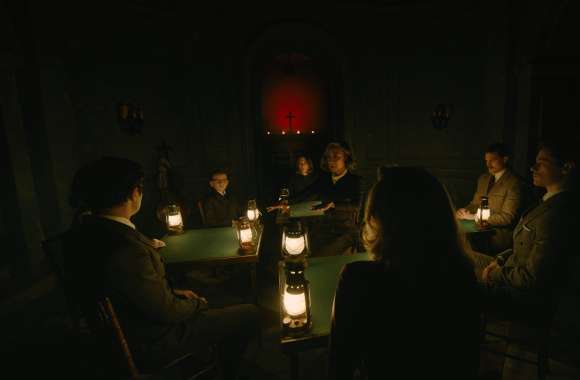 Haunting in Venice Seance Scene