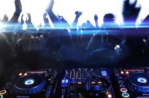 HD Dance Fever DJ Pioneer at the Console wallpapers hd quality