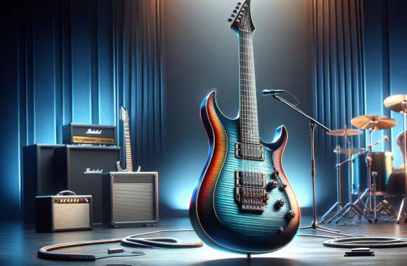 HD Electric Guitar Wallpaper for Music Enthusiasts