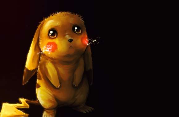 HD Sad Pikachu Cute Electric Pokémon Wallpaper wallpapers hd quality