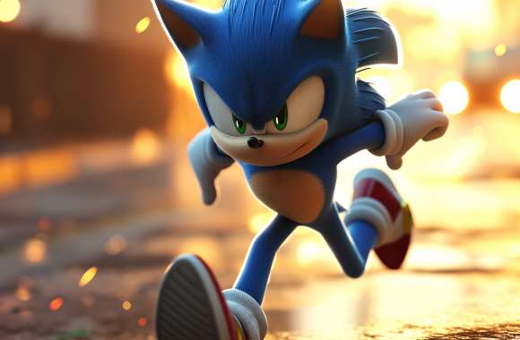 HD Sonic the Hedgehog Wallpaper - High-Speed Adventure