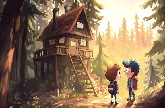 HD Wallpaper of Dipper Pines from Gravity Falls