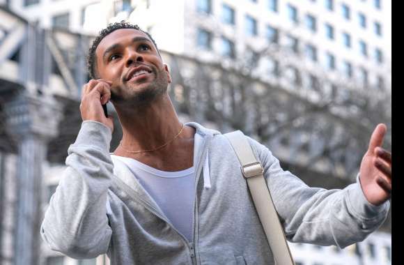 HD Wallpaper of Lucien Laviscount in Emily in Paris