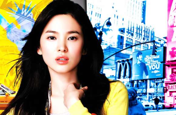 HD Wallpaper of South Korean Actress Song Hye Kyo