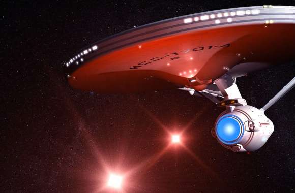 HD Wallpaper of the USS Enterprise A Star Trek Sci-Fi Icon
