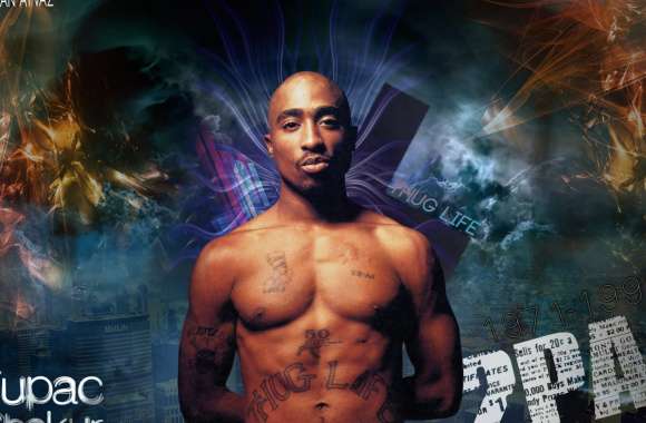 HD Wallpaper of Tupac Shakur Music Icon 2Pac