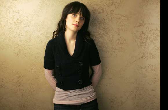 HD Wallpaper of Zooey Deschanel A Celebrity Snapshot