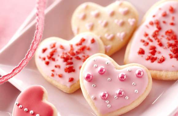 Heartfelt Sweets of Delicious Cookies wallpapers hd quality