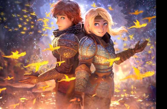 Hiccup and Astrid - - HTTYD The Hidden World wallpapers hd quality