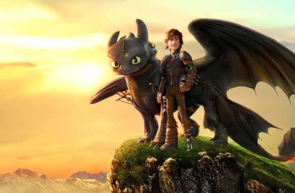 Hiccup and Toothless - How to Train Your Dragon 2