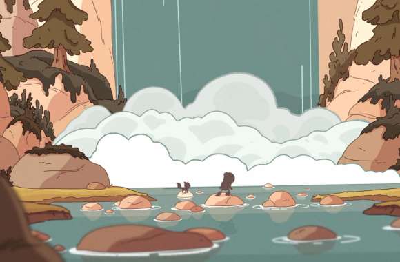 Hilda Animated Series Lake Scene wallpapers hd quality