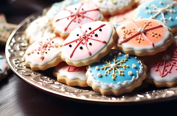 Holiday Cookies Wallpaper - Festive Sweets HD Background