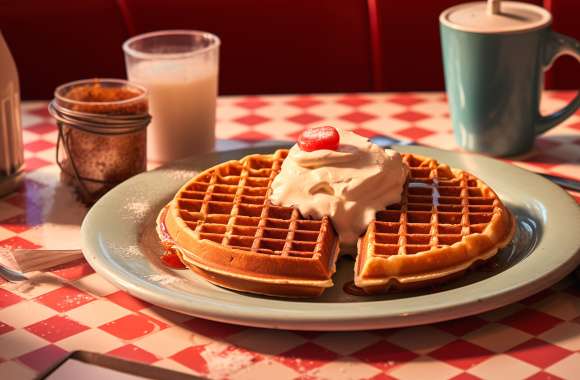 Homestyle Waffle Breakfast Diner wallpapers hd quality