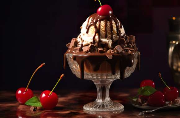 Hot Fudge Sundae wallpapers hd quality