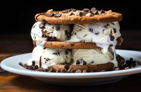 Ice Cream Cookies Wallpaper wallpapers hd quality