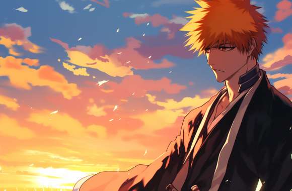 Ichigo Kurosaki Sunset Wallpaper - Bleach HD Background