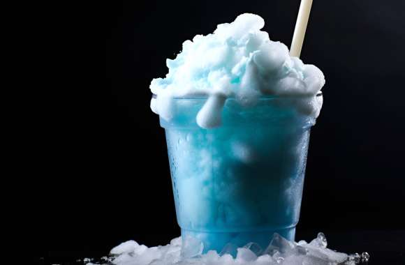 Icy Blue Slushie HD Desktop Wallpaper wallpapers hd quality