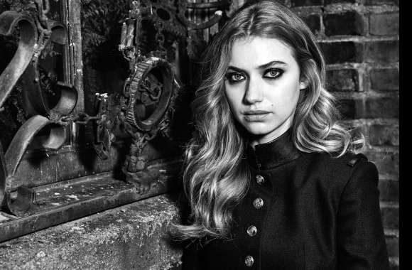 Imogen Poots Striking Black & White