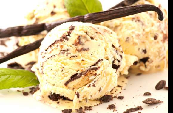 Indulge in Vanilla Delight A HD Ice Cream Experience