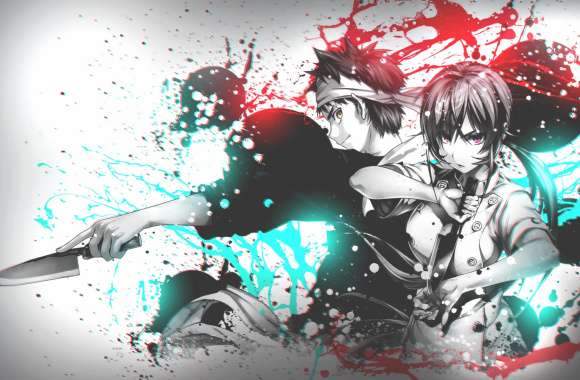Intense Shokugeki No Soma Sōma & Erina Ready for Battle