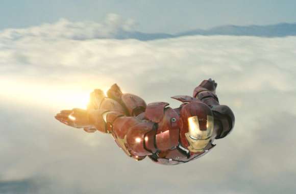 Iron Man Soaring -