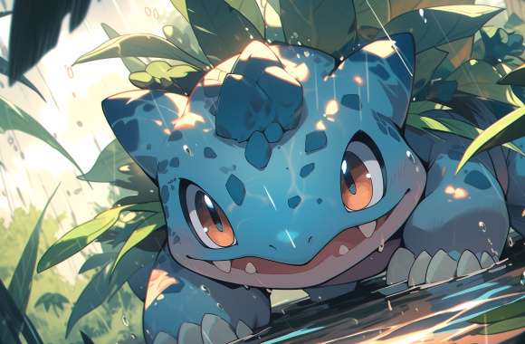 Ivysaur Pokémon Charming Ivysaur Desktop Background wallpapers hd quality