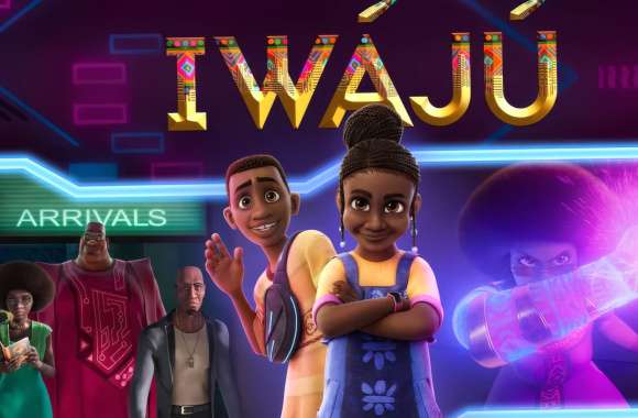 Iwájú TV Show HD Desktop Wallpaper - Vibrant Animated Series Background