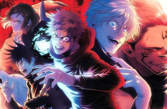 Jujutsu Kaisen Characters - Yuji, Gojo, Megumi, Nobara, Sukuna