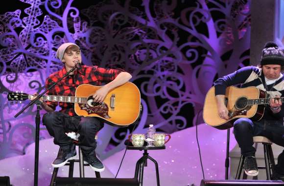 Justin Bieber Acoustic Performance wallpapers hd quality