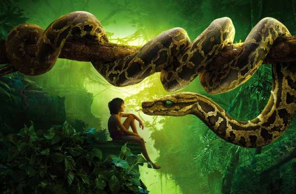 Kaa & Mowgli - Jungle Book 2016