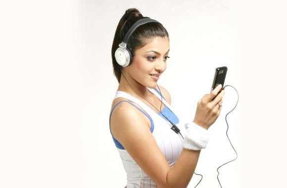 Kajal Aggarwal A Chic Moment with Music