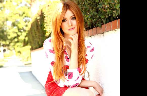 Katherine McNamara Radiant Redhead with Brown Eyes