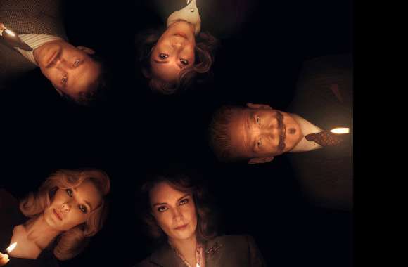 Kenneth Branagh Tina Fey Michelle Yeoh Jamie Dornan Kelly Reilly Movie A Haunting In Venice