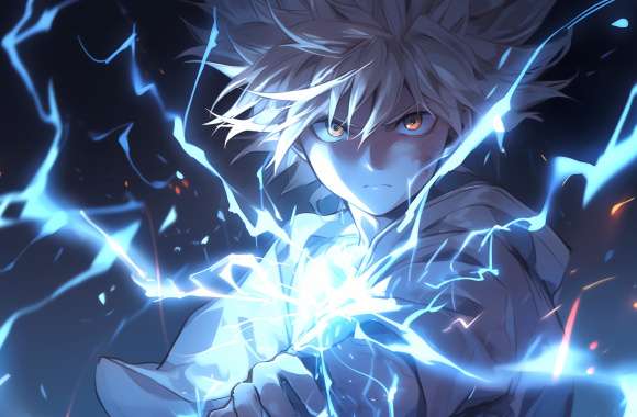 Killua Zoldyck Lightning Aura - Hunter x Hunter