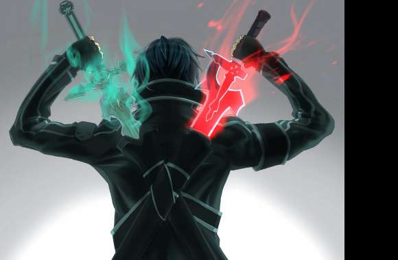 Kirito Anime Warrior - Sword Art Online