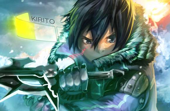 Kirito from Sword Art Online - HD Anime Wallpaper