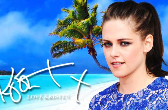 Kristen Stewart Tropical Elegance