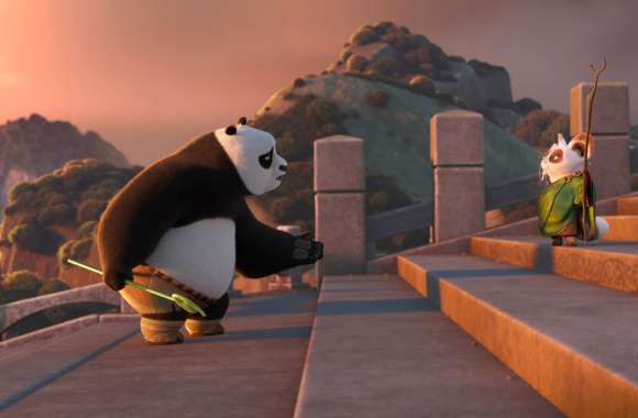 Kung Fu Panda 4 - Master Po in Action