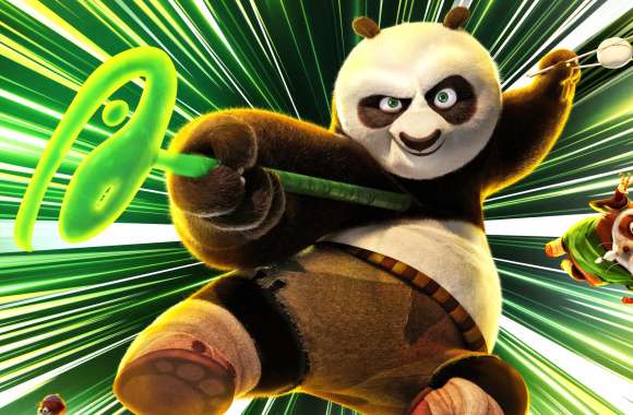 Kung Fu Panda 4 - Po and Shifu in Action