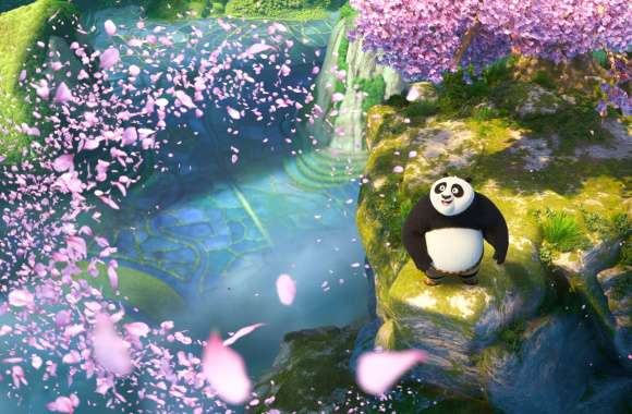 Kung Fu Panda 4 Po Enchanting Spring Blossom Theme