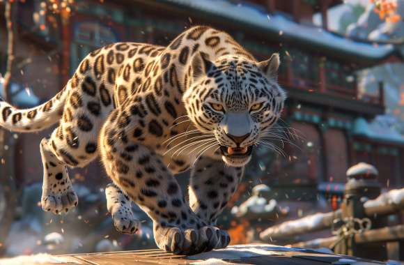 Kung Fu Panda Tai Lung Leopard wallpapers hd quality