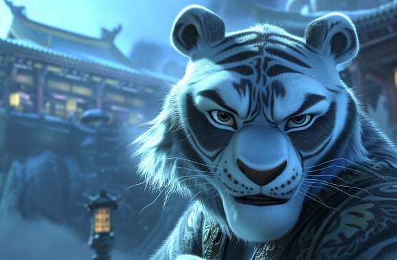 Kung Fu Tiger Cartoon wallpapers hd quality