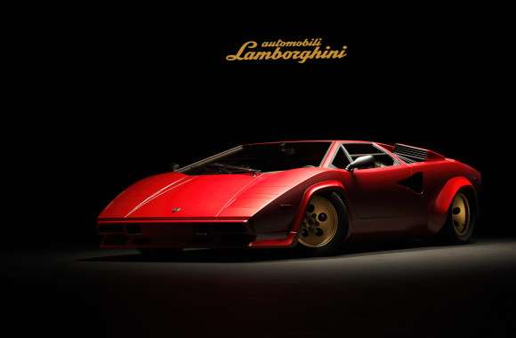 Lamborghini Countach Dark aesthetic