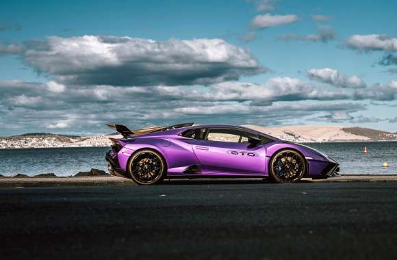 Lamborghini Huracán STO Purple