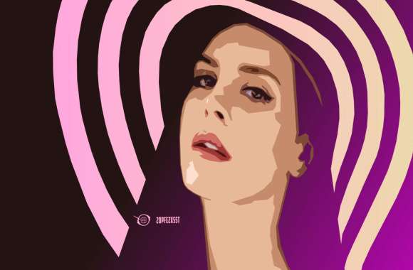 Lana Del Rey – Portrait with Hat