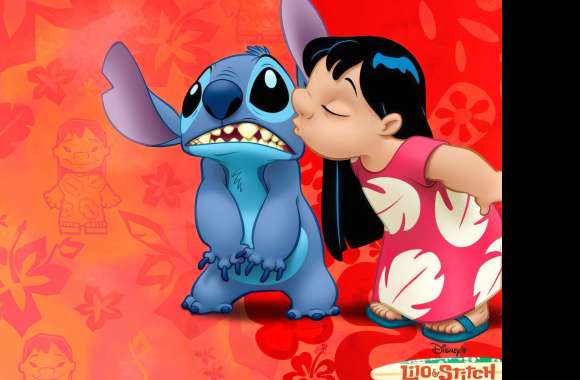 Lilo & Stitch Sweet Moments wallpapers hd quality