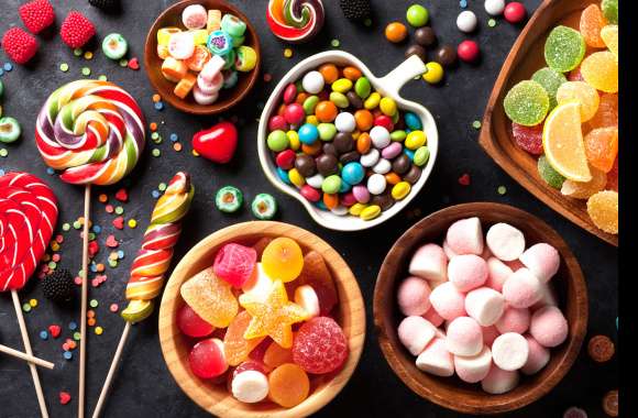 Lollipop Colors Sweets Food Candy